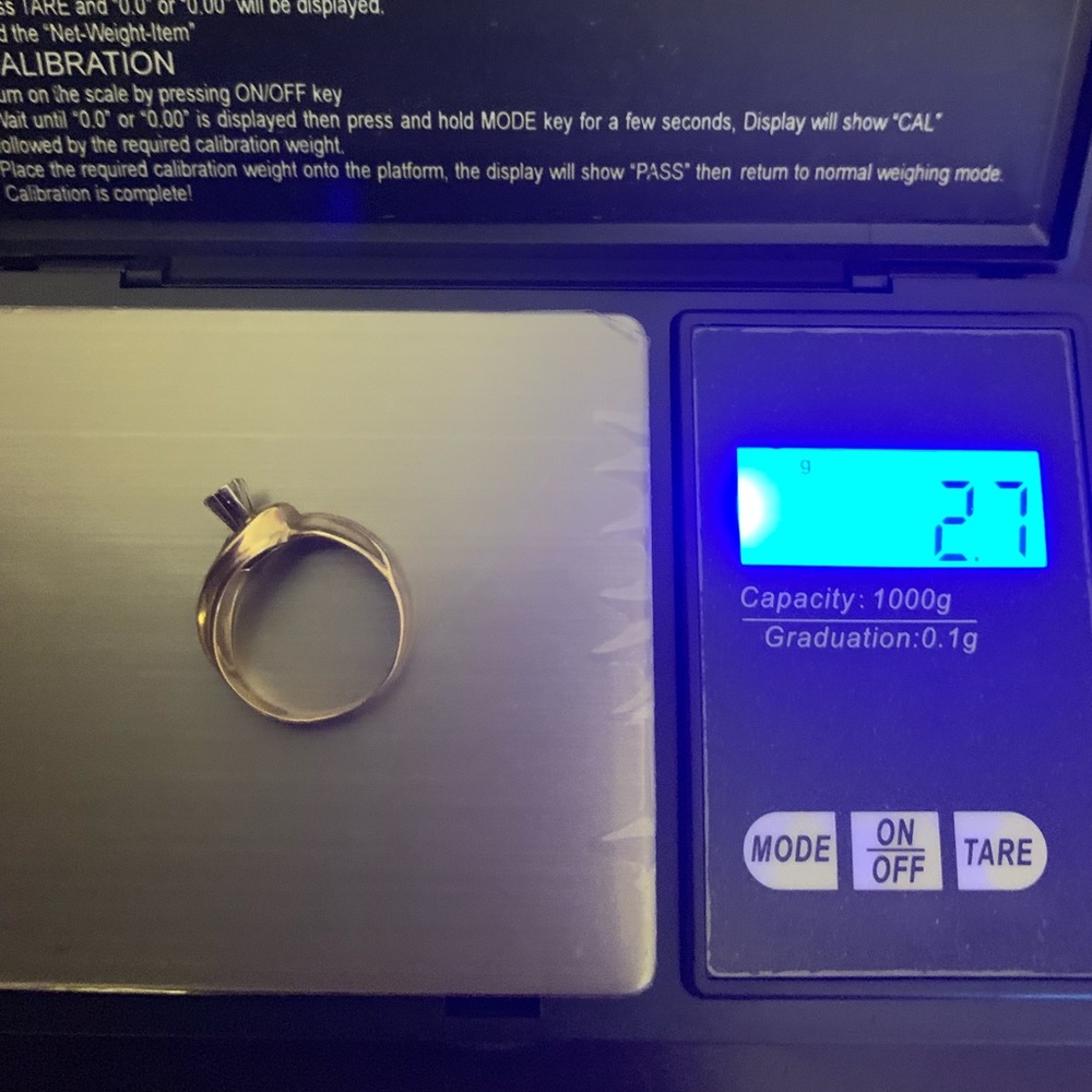 14 k real solid gold ring